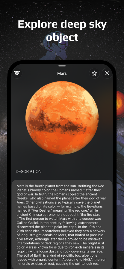 Explore deep sky objects